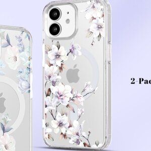 Floral, magnetic iPhone case - new!